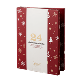 Winterland Julekalender fra Xocolatl 120 g (Rød) - FORUDBESTIL NU
